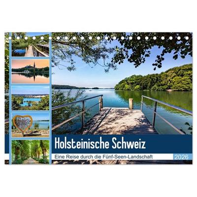 Holsteinische Schweiz - Fünf-Seen-Landschaft (Tischkalender 2026 DIN A5 quer), CALVENDO Monatskalender
