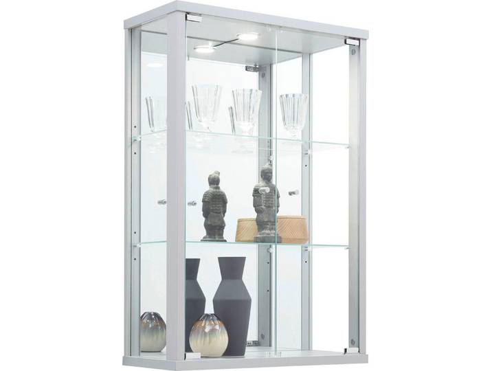 fif möbel Vitrine OPTIMA Hängevitrine/Glasvitrine 2x Glastür,perfekt für Sammler,Sammlervitrine