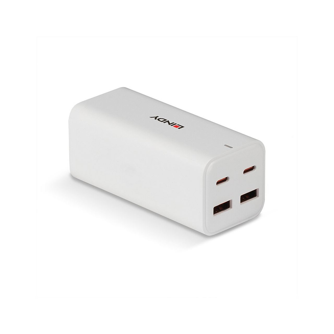 LINDY 100W 4-Port USB Desktop GaN Fast Charger