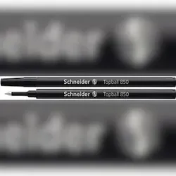 Tintenrollermine 850 Euro-Format schwarz, verschleißfeste Edelstahlsp.V