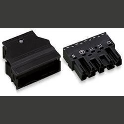 WAGO 770-115 Netz-Steckverbinder WINSTA MIDI Stecker, gerade Gesamtpolzahl: 5 25 A Schwarz 25 St. Piece