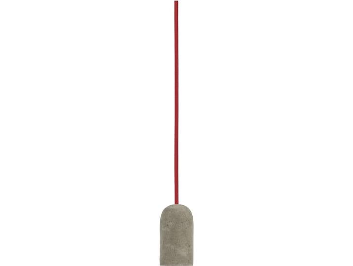 Pendellampe Tibali weiss/rot Metall/Kunststoff - Pendellampe