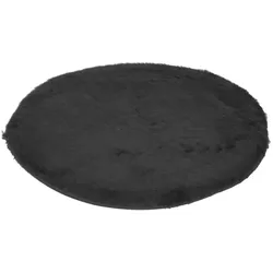 Aktiv Kat - Kratzbaum Liegeebene rund mit Plüsch-Bezug Ø 45 cm - Schwarz