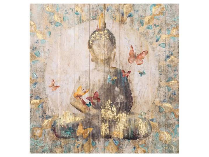 Bild Buddha mit Schmetterlingen image LAND