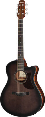 Ibanez AAM70CE-TBN table Transparent Charcoal Burst Low Gloss