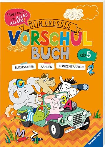 Kirstin Jebautzke - Mein großes Vorschulbuch: Buchstaben - Zahlen - Konzentration - Preis vom 19.10.2026 19:33:35 h