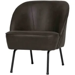 Sessel Vogue Kunstleder, modern gepolstert, Schwarz, stilvolles Design für Dein Wohnzimmer