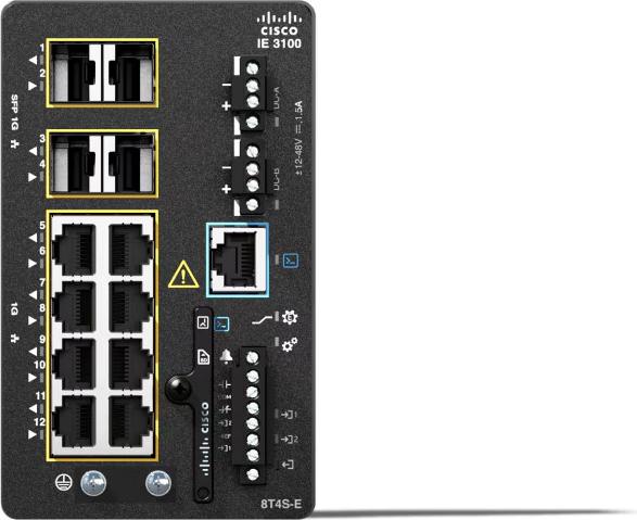 Cisco Catalyst IE3100, Managed, L2, Gigabit Ethernet (10/100/1000), Rack-Einbau