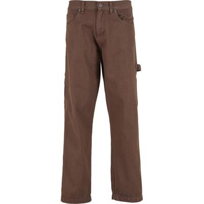 Bequeme Jeans DEF "DEF DEF May Straight Fit Jeans", Herren, Gr. 34, Normalgrößen, braun, 100% Baumwolle, unifarben, Jeans