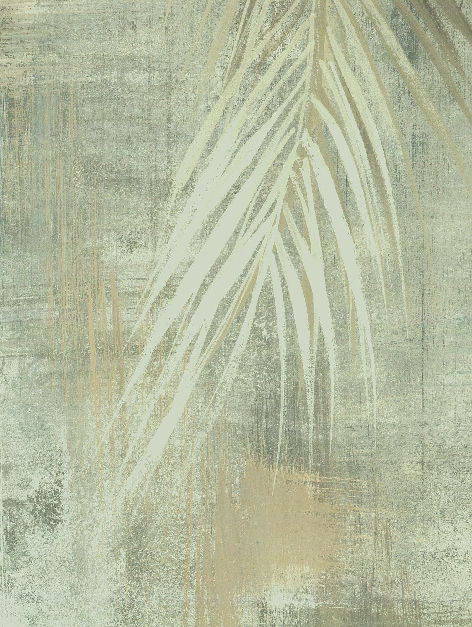 Bild KOMAR "Cocotier", grün (farbe bild(er): grün), B:30cm H:40cm, Holz, Papier, Bilder, Bild, Wandbild zur Dekoration - ohne Rahmen