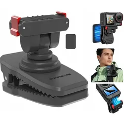Sunnylife Klips, Halterung, Magnetbefestigung, Tragegurt für DJI Osmo 360 / Action 5 Pro / 4 / 3 / 2 /, Action Cam Zubehör, Schwarz