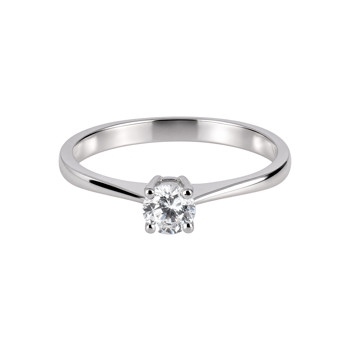 Jacques Lemans Ring Solitär Sterlingsilber mit Zirkonia