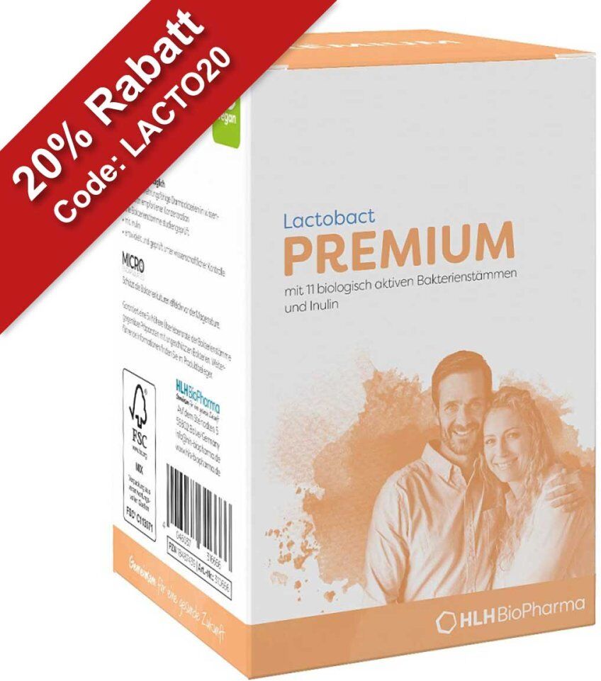 Lactobact PREMIUM Darm-Probiotikum mit Inulin Kapseln