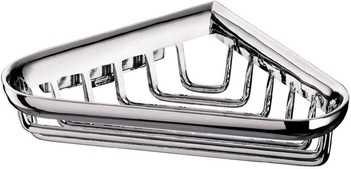 Emco Eckseifenkorb System 2 354500100 chrom, mit verdeckter Wandbefestigung