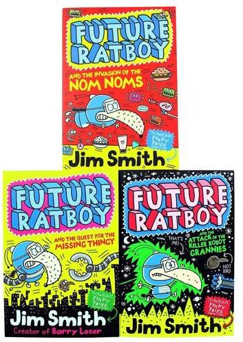 Egmont Future Ratboy Series – 3 Books Collection Set   Hilarious Children’s Sci-Fi Adventure Books (The Invasion of the Nom Noms & More)