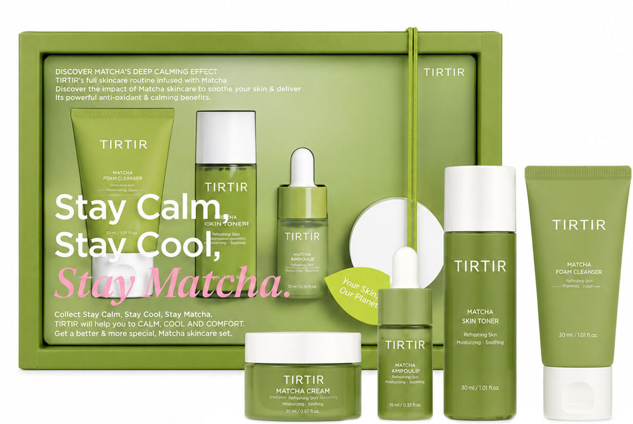 TIRTIR Stay Calm Stay Cool Stay Matcha Gift Set