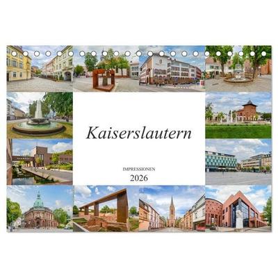 Kaiserslautern Impressionen (Tischkalender 2026 DIN A5 quer), CALVENDO Monatskalender