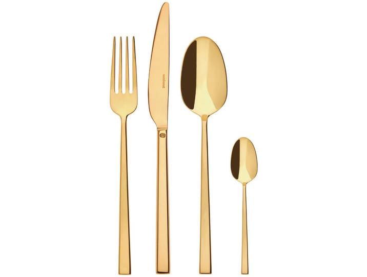 Sambonet Besteckset, Gold, Metall, 24-teilig, DIN EN ISO 14001, DIN EN ISO 50001, DIN EN ISO 9001, Essen & Trinken, Besteck, Besteck-Sets
