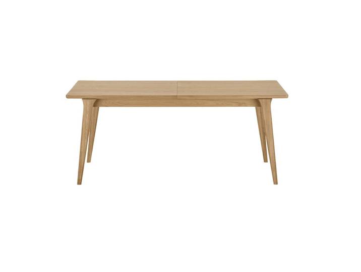 Table à manger avec allonge 8/10 personnes 180 cm, chêne