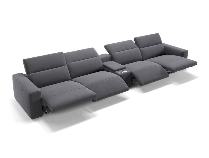 Stoff Relaxcouch LENOLA Kinocouch Stoffsofa
