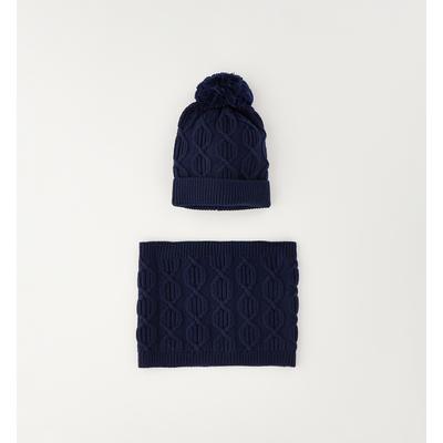 Outdoorhut IDO "BABY BOY ACCESSORIES", Jungen, Gr. 47, navy, Baumwolle, Hüte