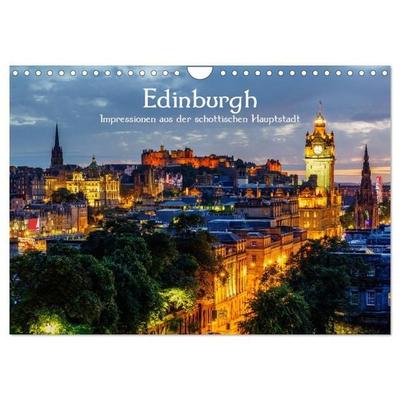 Edinburgh - Impressionen aus der schottischen Hauptstadt (Wandkalender 2027 DIN A4 quer), CALVENDO Monatskalender