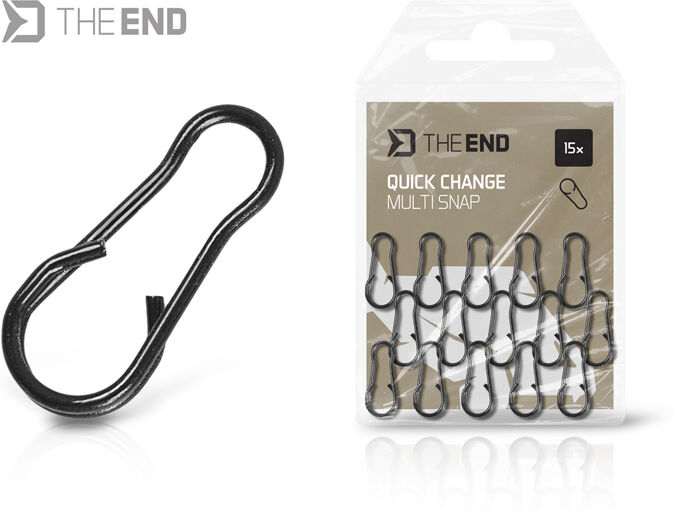 Clip changement rapide Delphin TheEND Multi Snap / 15 pcs