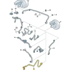 Audi / Volkswagen Unterdruckschlauch Rückschlagventil 561612041C
