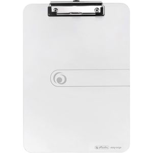 Herlitz Klemmbrett 11205697, easy orga to go, A4, Kunststoff, glasklar transparent