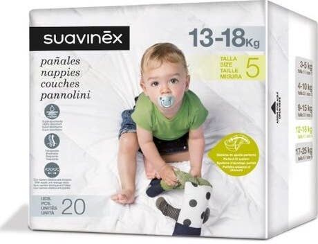 Suavinex Pañales T-5 13-18kg 20 uds