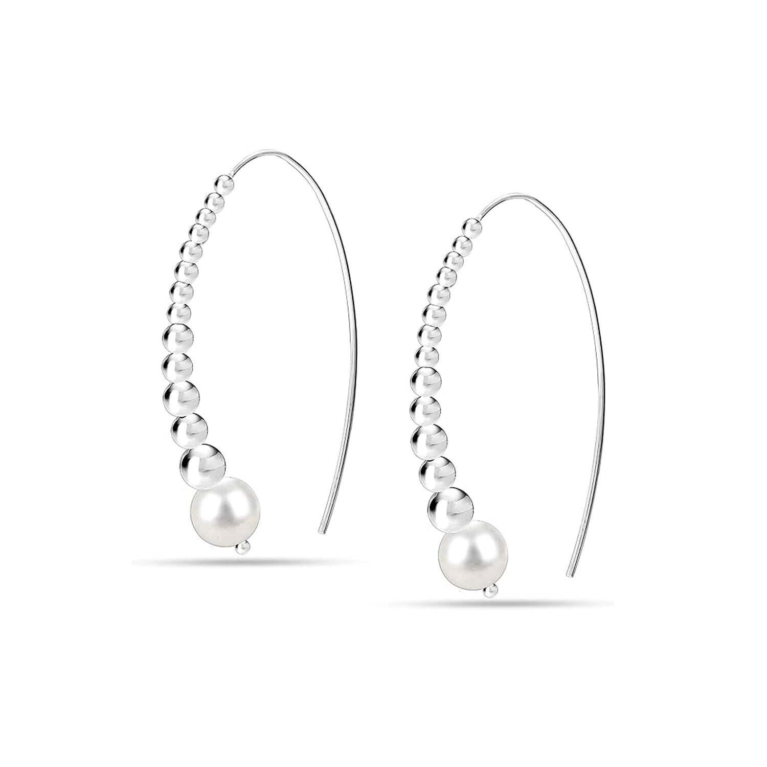Zeemeermin Oorbellen voor Vrouwen, Goud Gecoat, Sterling Zilver 925 BIPE044