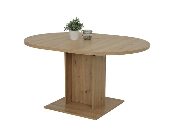 Table extensible Susuje Ø 104cm Marron