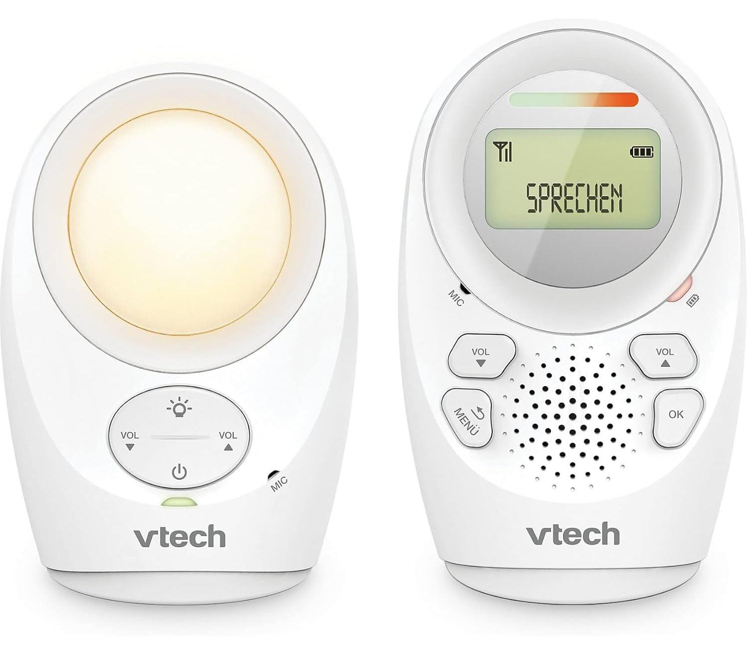 VTech DM1211 babyfoon met temperatuurindicator, nachtlampje en slaapliedjes