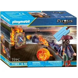 Playmobil Pirat mit Kanone (71189, Playmobil Pirates)