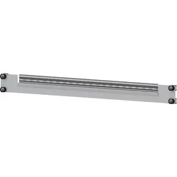 Apranet Passe-câbles 19" 1 UH avec brosse et décharge de traction, Serverschrank Zubehör, Grau