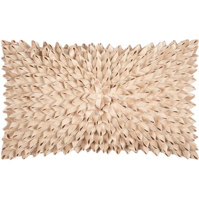Dekokissen PAD "Sentiment", beige (beige, unifarben), B:30cm L:50cm, Polyester, Dekokissen_Sitzkissen_Kissenhüllen, 3D
