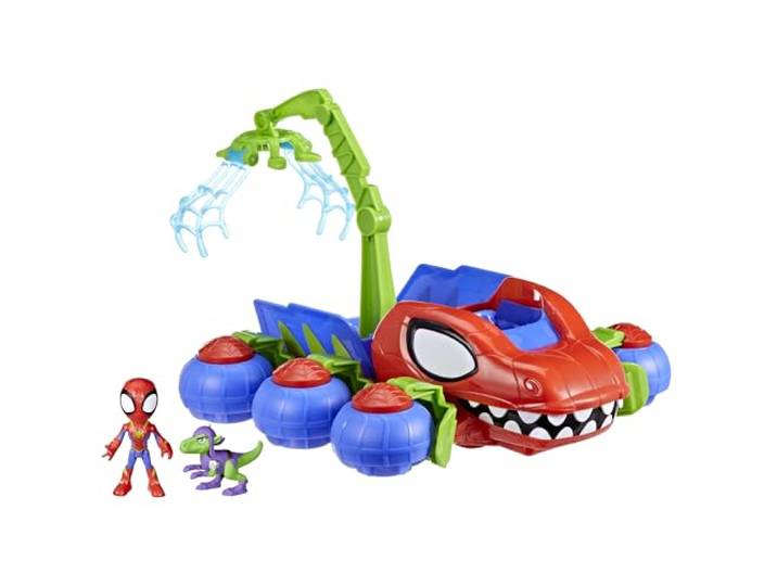 Marvel Spidey and His Amazing Friends Dino-Webs-kraanauto, superheldenspeelset