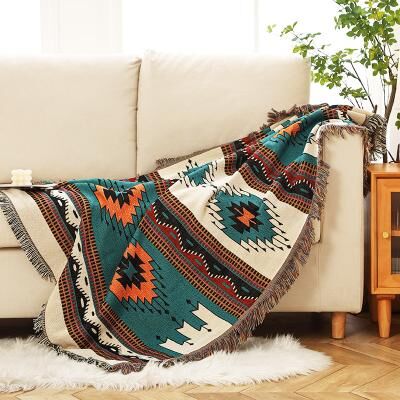 Shop Station Bohemian Throw Blanket Soft Boho Couch Cover For Bed, Sofa, Camping & Home Decor a 51.18 62.99 In