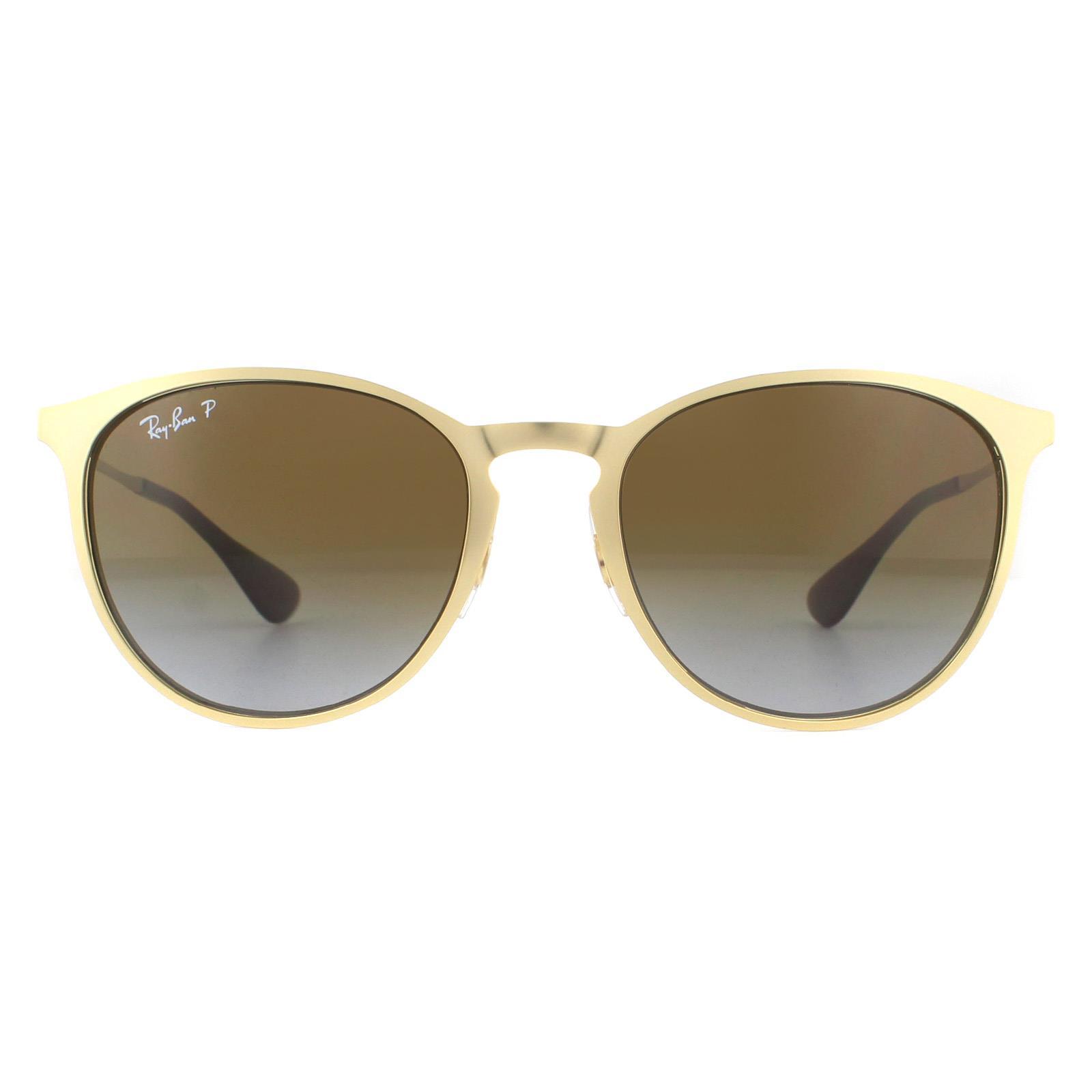 Lunettes De Soleil Ray-Ban RB3539 112/T5 Dégradé Brun Or