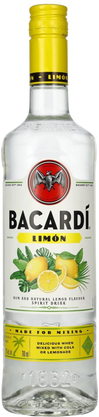 Bacardi LIMÓN Rum With Natural Flavors 27% Vol. 0,7l