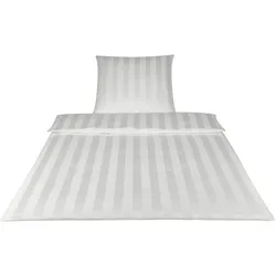 Elegante Mako-Satin Bettwäsche »Noblesse« Weiß 2245-00 Kissen / 40x80 cm