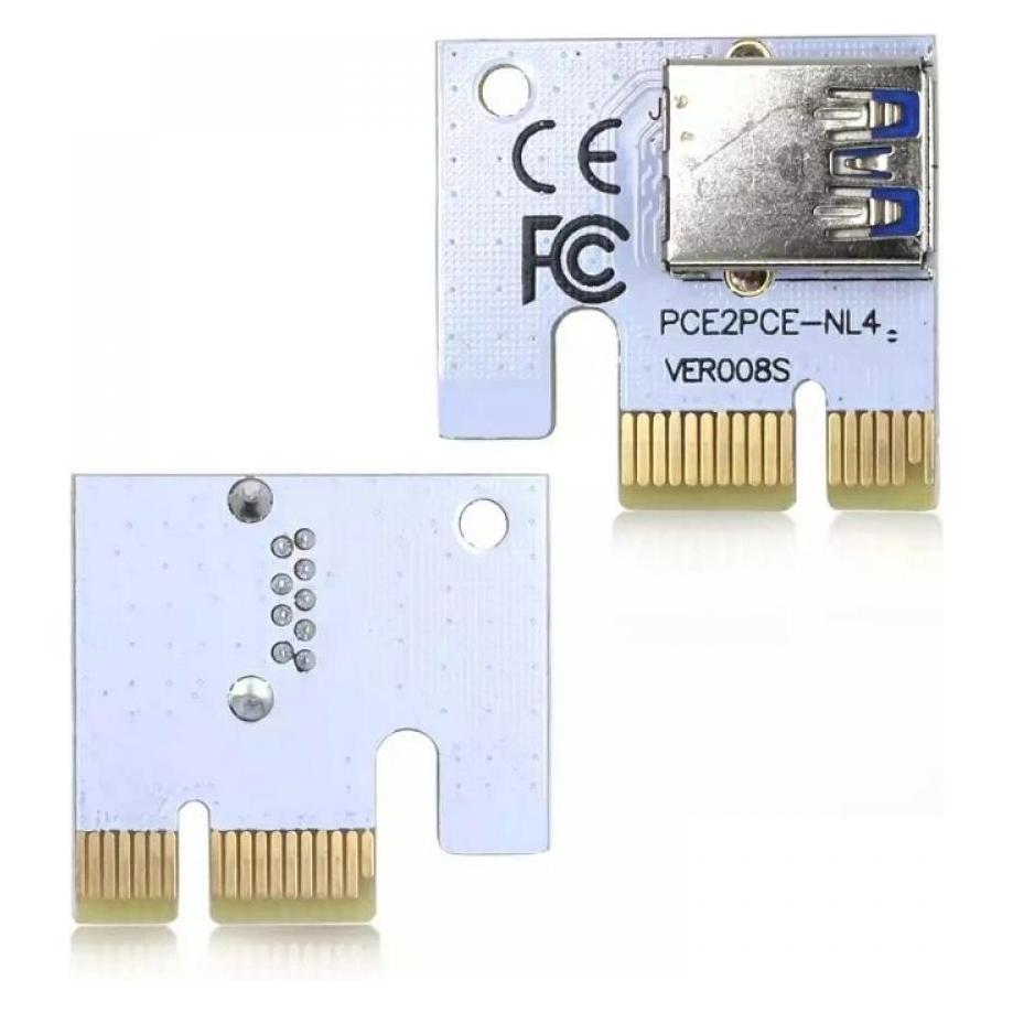 PowerGuard PCI-E Express Riser Card Adapter mit USB Buchse (00028817)