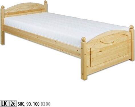 Bett Jugendbett Kiefer Kinderbett Vollholz Holzbett 100x200 mit Bettgestell Holz