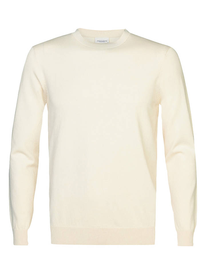 PROFUOMO Pullover in Creme - L