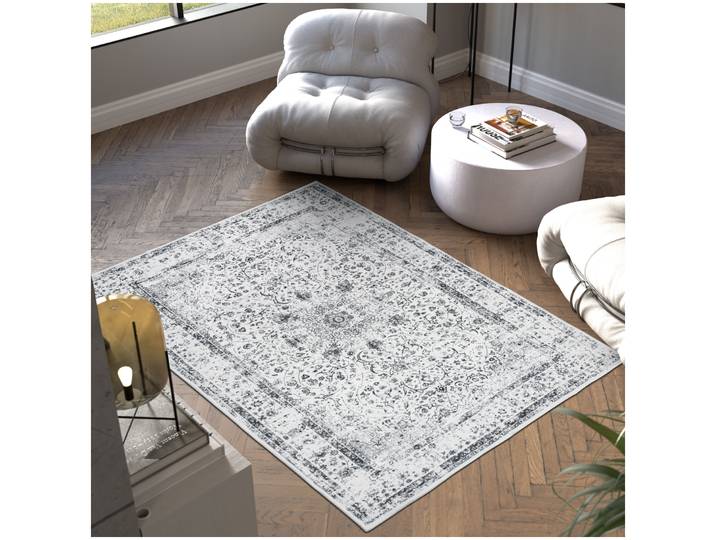 Vintage design vloerkleed Aliya, laagpolig - 120 x 170 cm