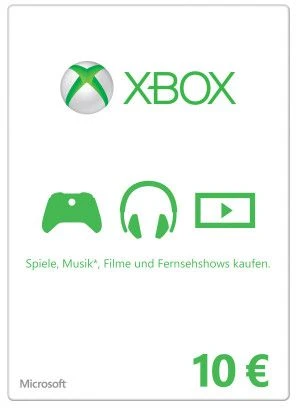 Xbox Live Geschenkkarte im Wert von 10 Eur (ESD)