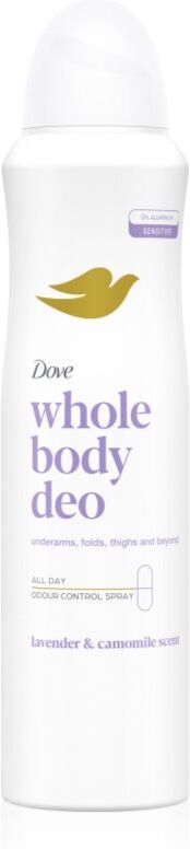 Dove Whole Body Deo Lavender & Chamomile déodorant en spray corps 150 ml
