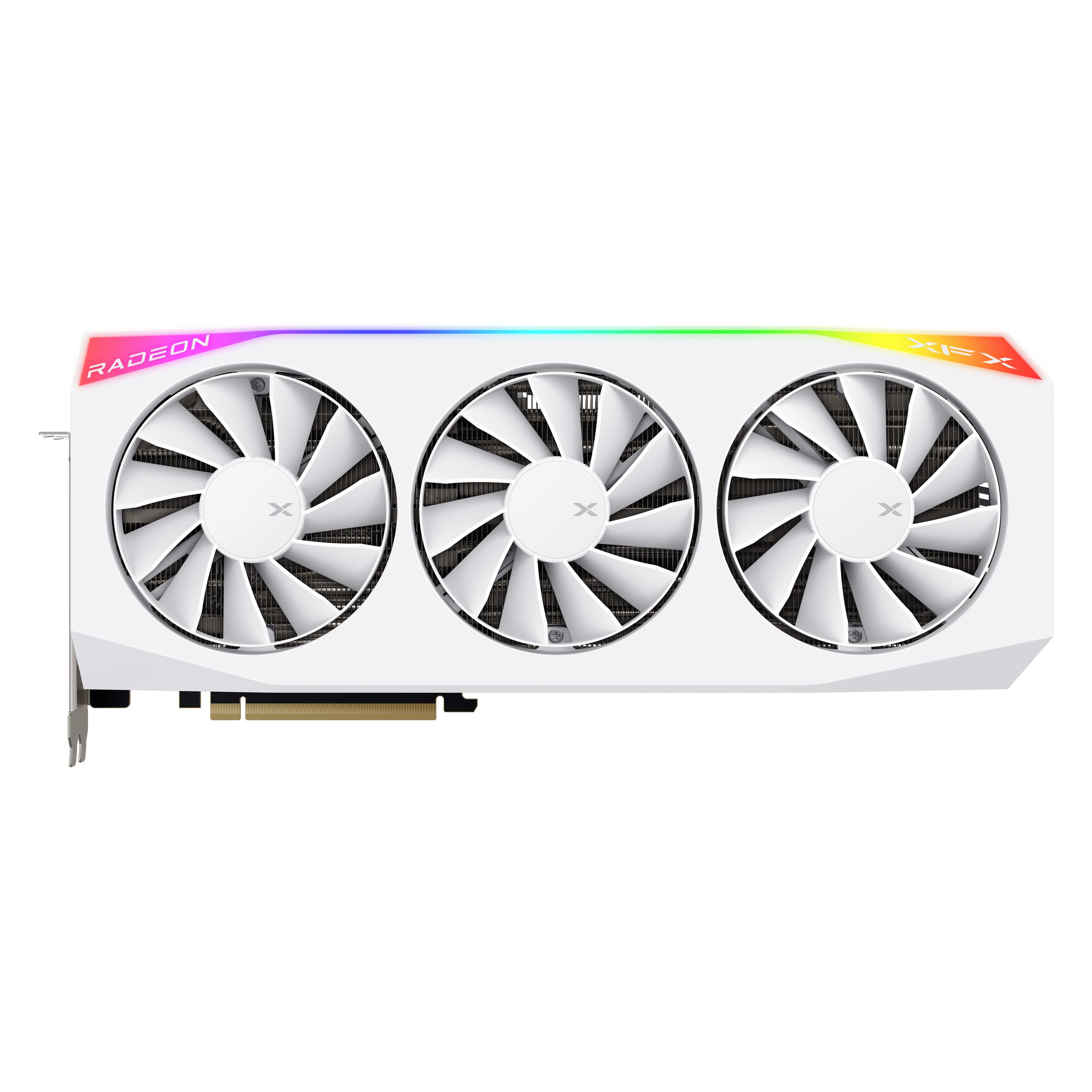 XFX Mercury AMD Radeon RX 9070XT OC White Gaming Edition with RGB (16 GB, GDDR6) (RX-97TRGBBW9)