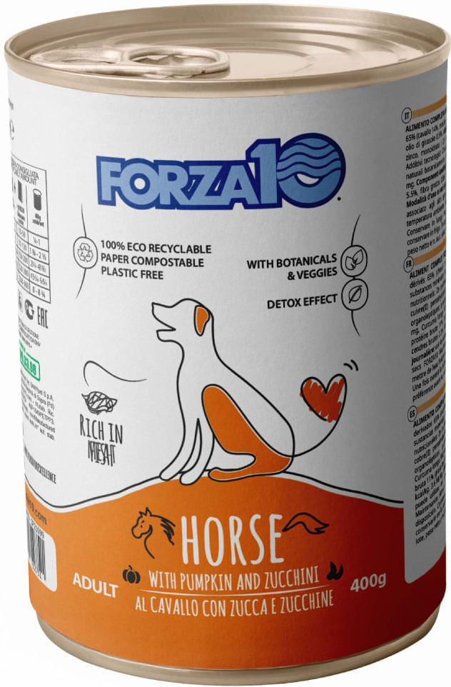 Forza10 Dog Lattina 400G CAVALLO