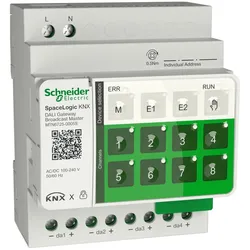 Schneider Electric MTN6725-0005S SpaceLogic KNX Secure DALI Broadcast Gateway, Master MTN67250005S